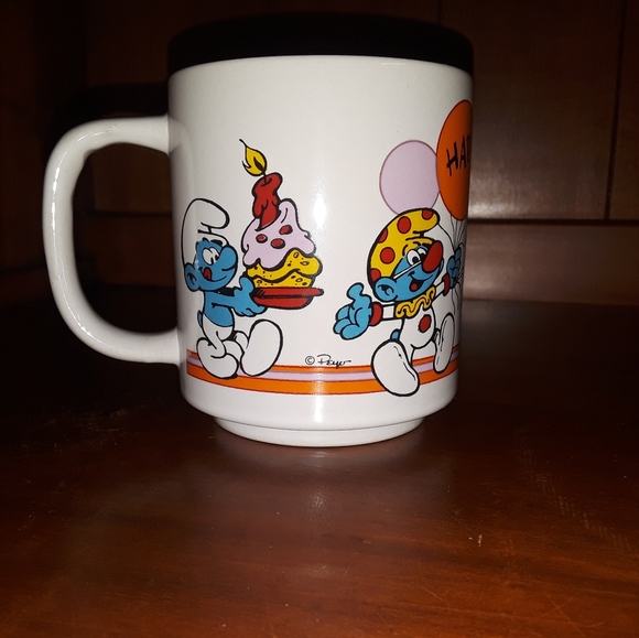1981 Smurf Happy Birthday coffee mug - Picture 4 of 6